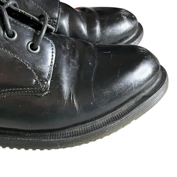 Dr. Martens Lace Up Emmeline Boot Women’s Size US 6 Leather Combat Black - Picture 8 of 16